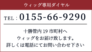 ウィッグ専用ダイヤル